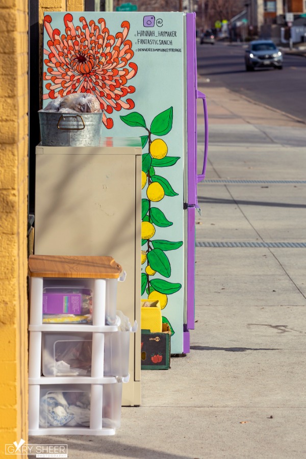 Denver Community Fridge Photo at Amethyst Coffee Co 8