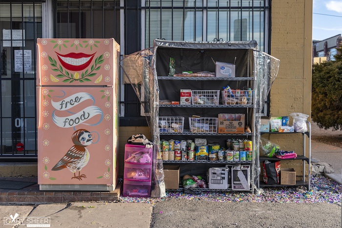 Image of Denver Community Fridge at Base Coat Nail Salon