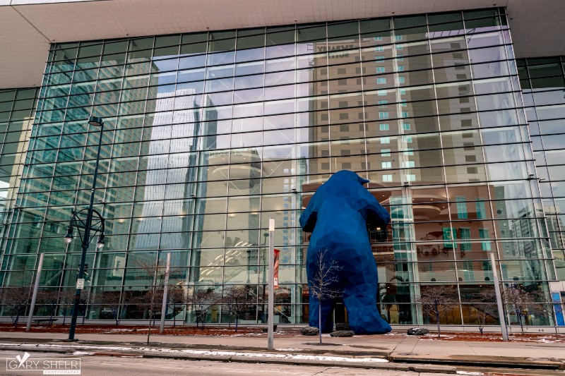 The Big Blue Bear in Denver CO