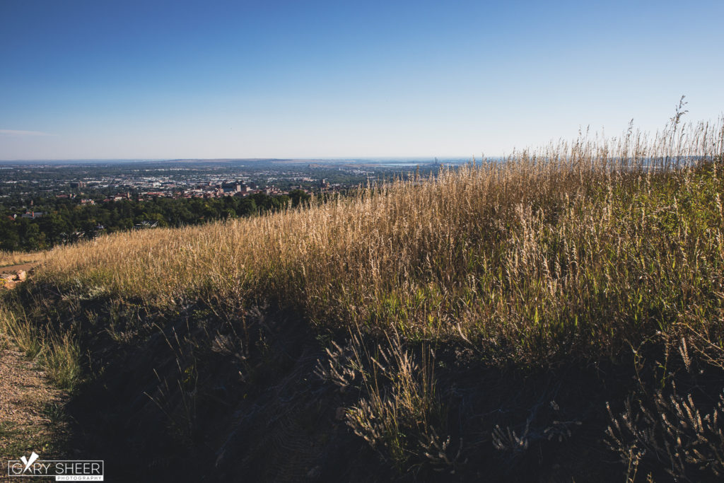 overlooking Boulder CO from the Flatirons | Gary Sheer Photography